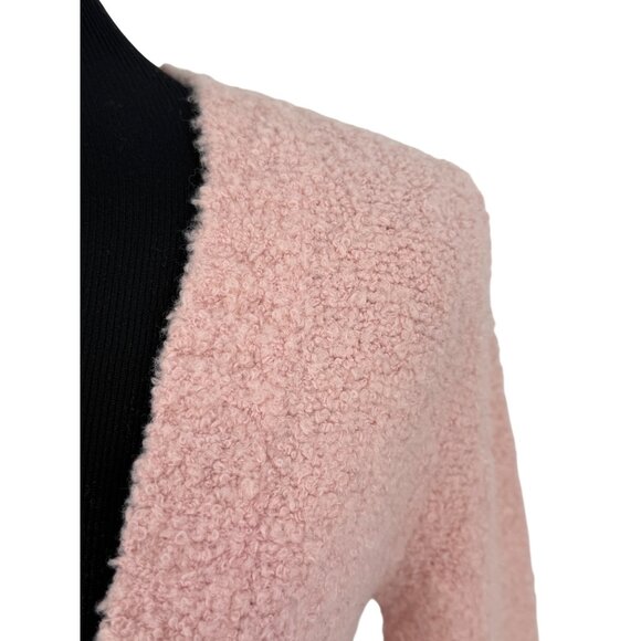 VTG Victoria’s Secret Blush Pink Textured V-Neck Sweater S | Coquette Balletcore - Picture 4 of 12